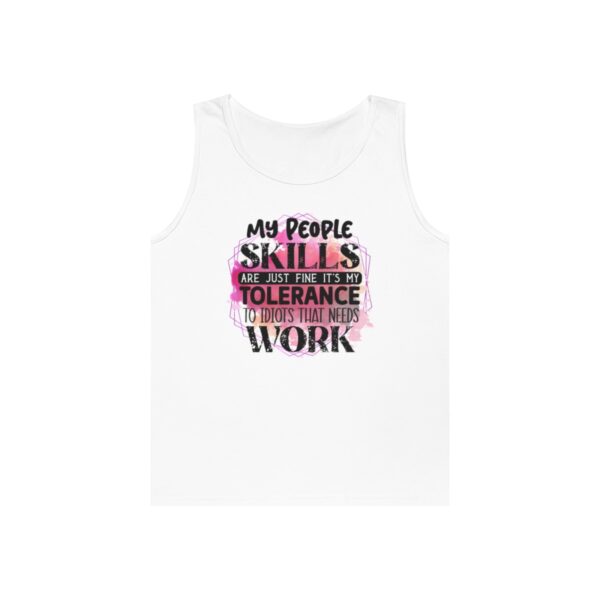 My People Skills Unisex Heavy Cotton Tank Top
