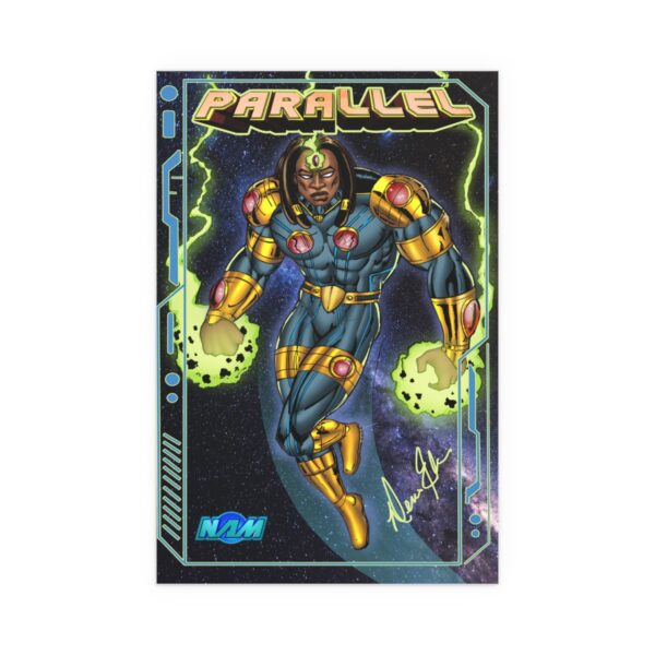 PARALLEL The Cosmic Thrust Slinger PosterIndoor and Outdoor Silk Posters