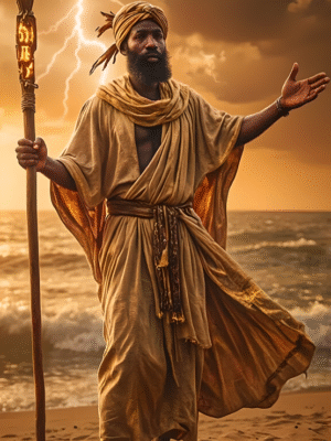 🕎 MOSES – AI Art Printable Scroll Pack