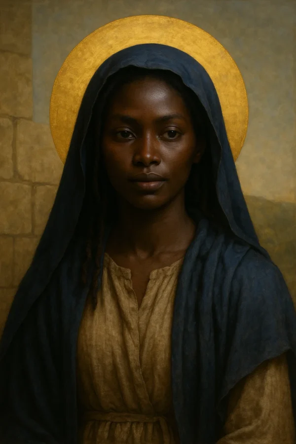 The Black Madonna AI Art Scroll Pack