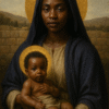 The Black Madonna AI Art Scroll Pack