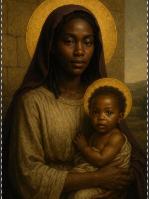 Black Madonna 18x24 Poster Print For Art Lovers & Decorators Satin Posters