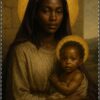 Black Madonna 18x24 Poster Print For Art Lovers & Decorators Satin Posters