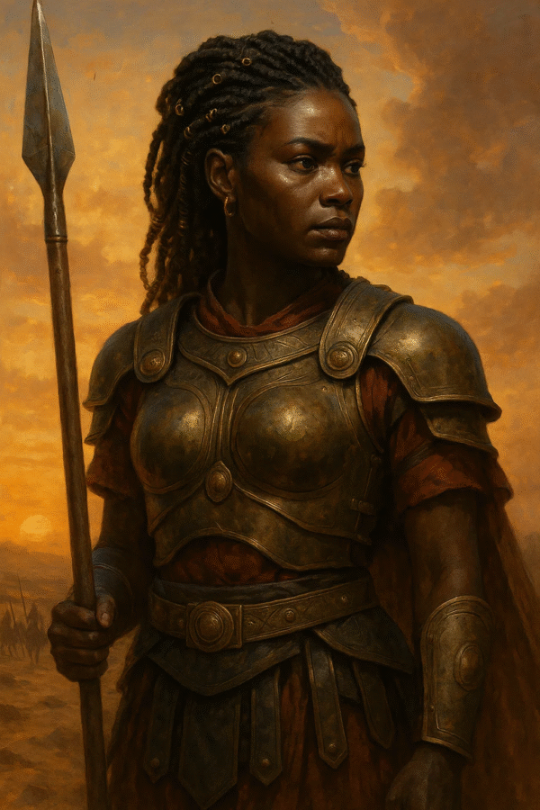 ⚔️ CUSHITE QUEEN – AI Art Printable Scroll Pack