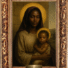 True Mary™ – The Afrocentric Mother of Christ (AI Rendered 2025 Edition)