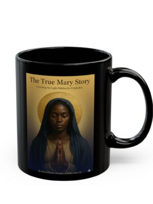 Mug - True Mary, Radiant Afrocentric, Prayer Hands Black Mug (11oz, 15oz)