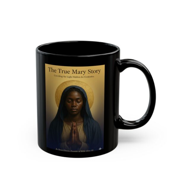 Mug - True Mary, Radiant Afrocentric, Prayer Hands Black Mug (11oz, 15oz)
