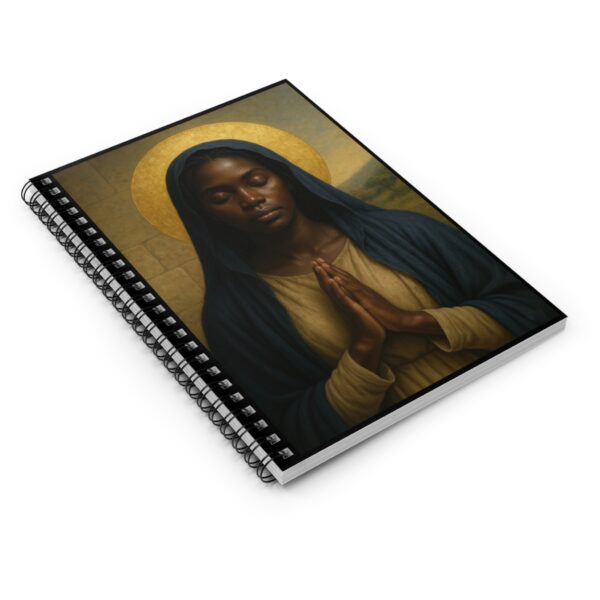 Spiral Notebook - True Mary Black Madonna Ruled Line