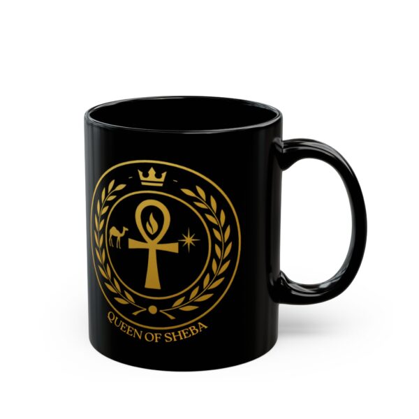 Black Mug - Queen Of Sheba, Devine Feminine Sigil Mug