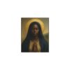 Silk Poster - True Mary Black Madonna Prayer Hands