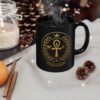 Black Mug - Queen Of Sheba, Devine Feminine Sigil Mug