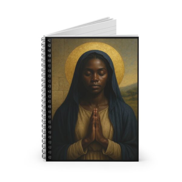 Spiral Notebook - True Mary Black Madonna Ruled Line