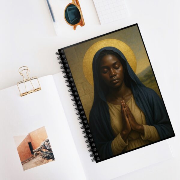 Spiral Notebook - True Mary Black Madonna Ruled Line